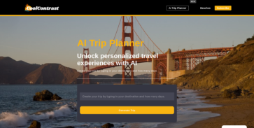 AI Trip Planner by Cool Contrast