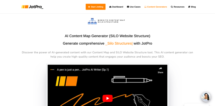 AI Content Map Generator