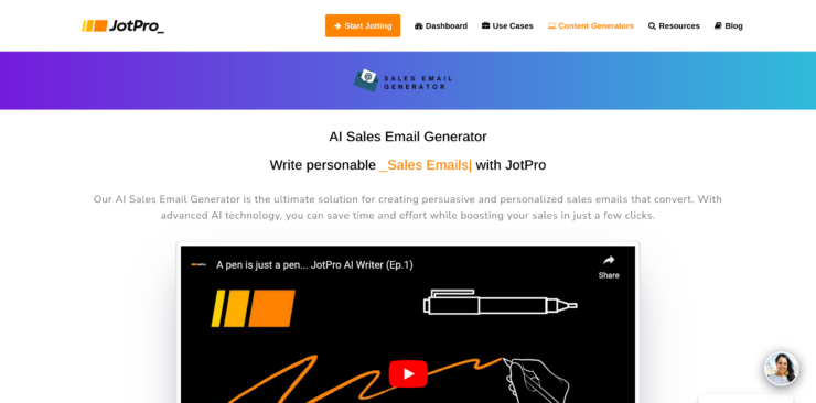 AI Sales Email Generator